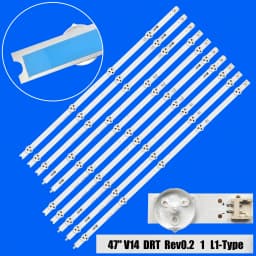 LED Backlight strip for 47LA6300 47PFH5209/88 47PFH5609/88 47PFH6309/88 47PFT5209/60 47PFT5609/12 LC470DUN-PGP1 LC470DUNPGP1