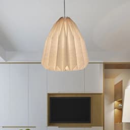 Paper Lantern Shade Nordic Style Folding Pendant Light Shade Creative Decorative Lamp Cover for Living Room Decor(without Light)