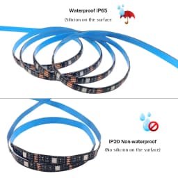 3AA Battery Power RGB Led Strip Light 5V 5050 with 3/17/24Key Remote Control Flexible Tape Waterproof Led Light TV Backlight
