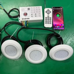 RGB LED Pool Light 12W Bluetooth APP Control  Outdoor/Indoor Underwater Light Fountain Landscape Lamp Piscina Luz Spotlight