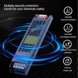Lighting Transformer AC/DC12V 24V LED Power Supply 60W 100W 200W 300W 400W 500W LED Driver Converter for Slim LED Strip Lighting