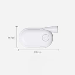 Mini LED Book Light 3 Brightness Adjustable USB Rechargeable Clip-On Study Reading Lamp for Travel Bedroom Dormitory Reading