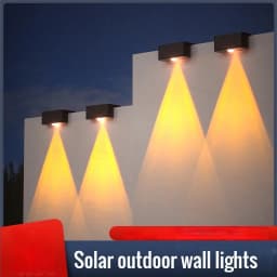LED Solar Garden Lights Super Bright Waterproof Solar Powered Lamps Balcony Stairs Street Lighting Outdoor Sunlight led Lights