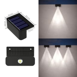 LED Solar Garden Lights Super Bright Waterproof Solar Powered Lamps Balcony Stairs Street Lighting Outdoor Sunlight led Lights