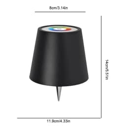 GGbingo Wireless Table Lamp For Wine Bottles LED Bottle Light For Outdoor Touch Control Ideal For Restaurants Bar Festival Party