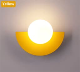 Background Home Decoration Wall Lamps Plastic Ball Lampshade G9 Bulb Round Sconce Light LED Bedroom Corridor Night Sconce Lustre