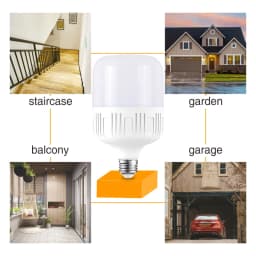LED Bulbs Sound Motion Sensor Auto On/Off Light AC 220V E27 Cold White Photosensitive Lamp for Home Stairs Warehouse Garage