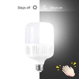 LED Bulbs Sound Motion Sensor Auto On/Off Light AC 220V E27 Cold White Photosensitive Lamp for Home Stairs Warehouse Garage