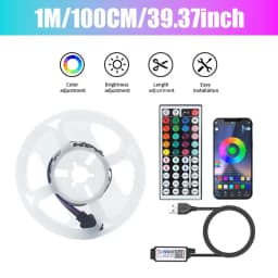 LED Strip Lights APP Control RGB 3535 1M-15M Music Sync 16 Million Colors 5V Low Voltage for TV Backlight Room Decoration