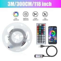 LED Strip Lights APP Control RGB 3535 1M-15M Music Sync 16 Million Colors 5V Low Voltage for TV Backlight Room Decoration