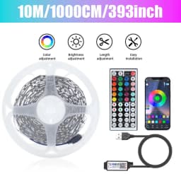 LED Strip Lights APP Control RGB 3535 1M-15M Music Sync 16 Million Colors 5V Low Voltage for TV Backlight Room Decoration