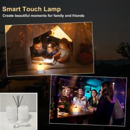 LED Night Lights 3 Colors Dimmable Touch Switch Table Lamp Portable Table Bedside Lamps for Bedroom Bedside Lighting Decoration
