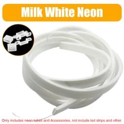 Transparent Milky White Black LED Silicone Tube Flexible Protection Cover Waterproof For 8/10/12mm WS2812B WS2811 5050 Led Strip
