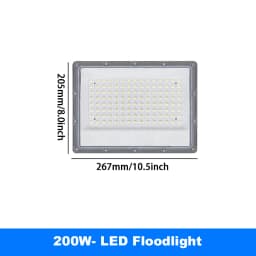 Led Floodlight Outdoor IP66 Waterproof 50W 100W 200W 300W 500W 220V Reflector LED Garden Lighting Street Lamp Wall Flood Lights