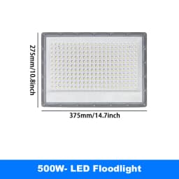 Led Floodlight Outdoor IP66 Waterproof 50W 100W 200W 300W 500W 220V Reflector LED Garden Lighting Street Lamp Wall Flood Lights