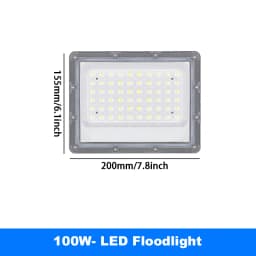 Led Floodlight Outdoor IP66 Waterproof 50W 100W 200W 300W 500W 220V Reflector LED Garden Lighting Street Lamp Wall Flood Lights