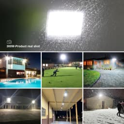 Led Floodlight Outdoor IP66 Waterproof 50W 100W 200W 300W 500W 220V Reflector LED Garden Lighting Street Lamp Wall Flood Lights