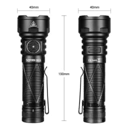 Sofirn SR15 4500LM Flashlight SFT25R Powerful LED Light 21700 USB C Rechargeable Discharge Torch