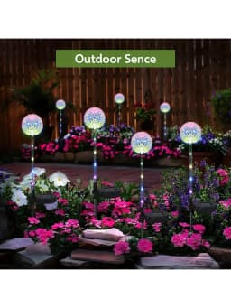 1PC/2PC 1 Head/3 Head Solar LED Dandelion Outdoor Ground Mounted Light, Suitable for Courtyard, Garden, and Landscape Decoration