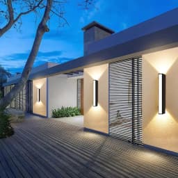 Modern LED Wall Lights Waterproof Outdoor Wall Lamp Long Strip IP65 Aluminum Wall Light Garden Porch Light Fixtures Luminaire