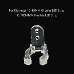LED Strip Lights Connector LED Cable Organizer Clip Cable Management For W5-20mm Neon Led Tape 110V 220V 24V Wire Manager Holder
