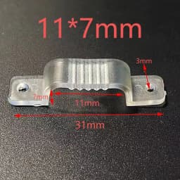 LED Strip Lights Connector LED Cable Organizer Clip Cable Management For W5-20mm Neon Led Tape 110V 220V 24V Wire Manager Holder