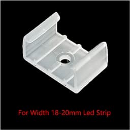 LED Strip Lights Connector LED Cable Organizer Clip Cable Management For W5-20mm Neon Led Tape 110V 220V 24V Wire Manager Holder