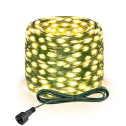 Durable LED Christmas String Lights 110V 220V Plug In Green Wire Waterproof Fairy Lights For Indoor Outdoor Yard Garden Decor