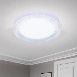 Modern Ultra Thin Crystal Ceiling Light Round Ceiling Home Lamp Cool White Suitable for Balcony Kitchen Bedroom Light AC85-260V