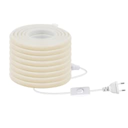 220V COB LED Strip Lights 288LEDs/m Waterproof LED Strip with Dimmer/Switch and Plug 0.5m 5m 10m 20m 35m Flexible Tape for Home