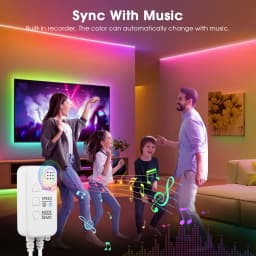 TUYA Smart DC12V RGBIC COB Strip Light 576LEDs/M WS2811 Support APP Voice Control Segmented Dimming Alexa Google Home Room Decor