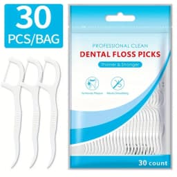 600PCS Floss Family Pack Ultra-fine Toothpick Disposable Flat Floss Portable Portable Flossing Double Head Use Oral Hygiene
