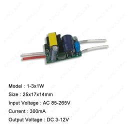 LED Driver 3-5W 4-7W 8-12W 12-18W 18-25W 25-36W Power Supply 300mA 600MA 900MA Constant Current Driver LED Lighting Transformer