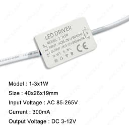 LED Driver 3-5W 4-7W 8-12W 12-18W 18-25W 25-36W Power Supply 300mA 600MA 900MA Constant Current Driver LED Lighting Transformer