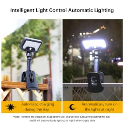 Solar Motion Sensor Outdoor Light, 360° Rotatable 4 Lighting Modes, Weatherproof, Multiple Mounting Lighting,for Outdoor Securit