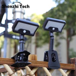 Solar Motion Sensor Outdoor Light, 360° Rotatable 4 Lighting Modes, Weatherproof, Multiple Mounting Lighting,for Outdoor Securit