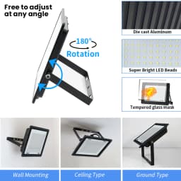 LED Spotlight High brightness 220V 10W 20W 30W 50W 100W 150W 200W 300W Waterproof IP66 Garden Outdoor Light lamp Reflector lamp