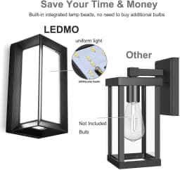 Led Wall Lamp Outdoor Lampe Presence Sensor Lamp Waterproof AC85-265V 16/30W Wall Light Garden Porch Balcony For Home Accessorie