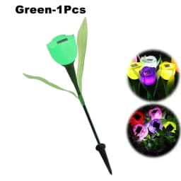 Solar Tulip Flower Lights Outdoor LED Waterproof Garden Stake Lawn Decor Yard Party Decoration Warm White Solar Outdoor Light