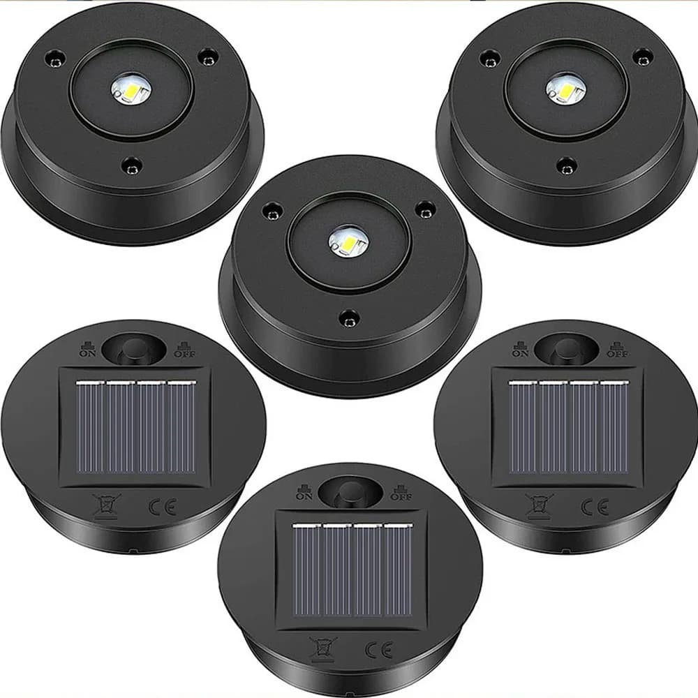 7cm/8CM Solar Light Replacement Top 1.2V Waterproof LED Solar Panel Lantern Lid Light Solar Lantern Top Outdoor Decor Garden