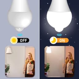 4PCS E27 PIR Motion Sensor LED Bulb 6W 9W 12W Dusk Dawn Led light bulb 110V 220V Working in Night For Home Stair Hallway bedroom