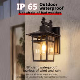 LED Outdoor Waterproof Wall Lamp Iron Painted Garden Balcony Corridor Wall Lamp Minimalist Decorative Wall Lamp AC110-220V