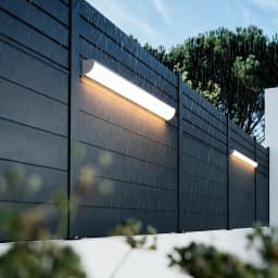 Outdoor LED Wall Lamp Waterproof IP65 Dimming Remote Control LED Long Wall Lights Garden Villa Porch Sconce Light 110V 220V