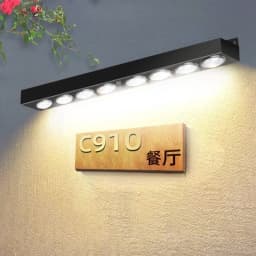 4/8LED Solar Outdoor Waterproof Wall Light with Lens Super Bright Garden Decoration Solar Signboard Lights Doorplate Lamp