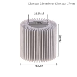 20mm 27.5mm 32mm 40mm 1W 3W Radiator High-power Aluminum Led Radiator Heatsink