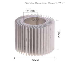 20mm 27.5mm 32mm 40mm 1W 3W Radiator High-power Aluminum Led Radiator Heatsink