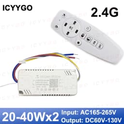 LED Driver 48W 80W 100W 120W 140W 160W APP Control 2.4G Long Distance Smart LED Transformer For Ceiling Lamp Power Supply