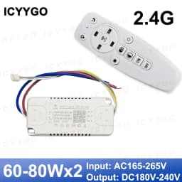 LED Driver 48W 80W 100W 120W 140W 160W APP Control 2.4G Long Distance Smart LED Transformer For Ceiling Lamp Power Supply