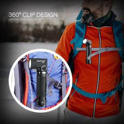 NICRON N9 LED Flashlight Tactical 90 Degree Twist 1000LM High Lumens Waterproof IP65 Magnet Mini Torch Light Outdoor