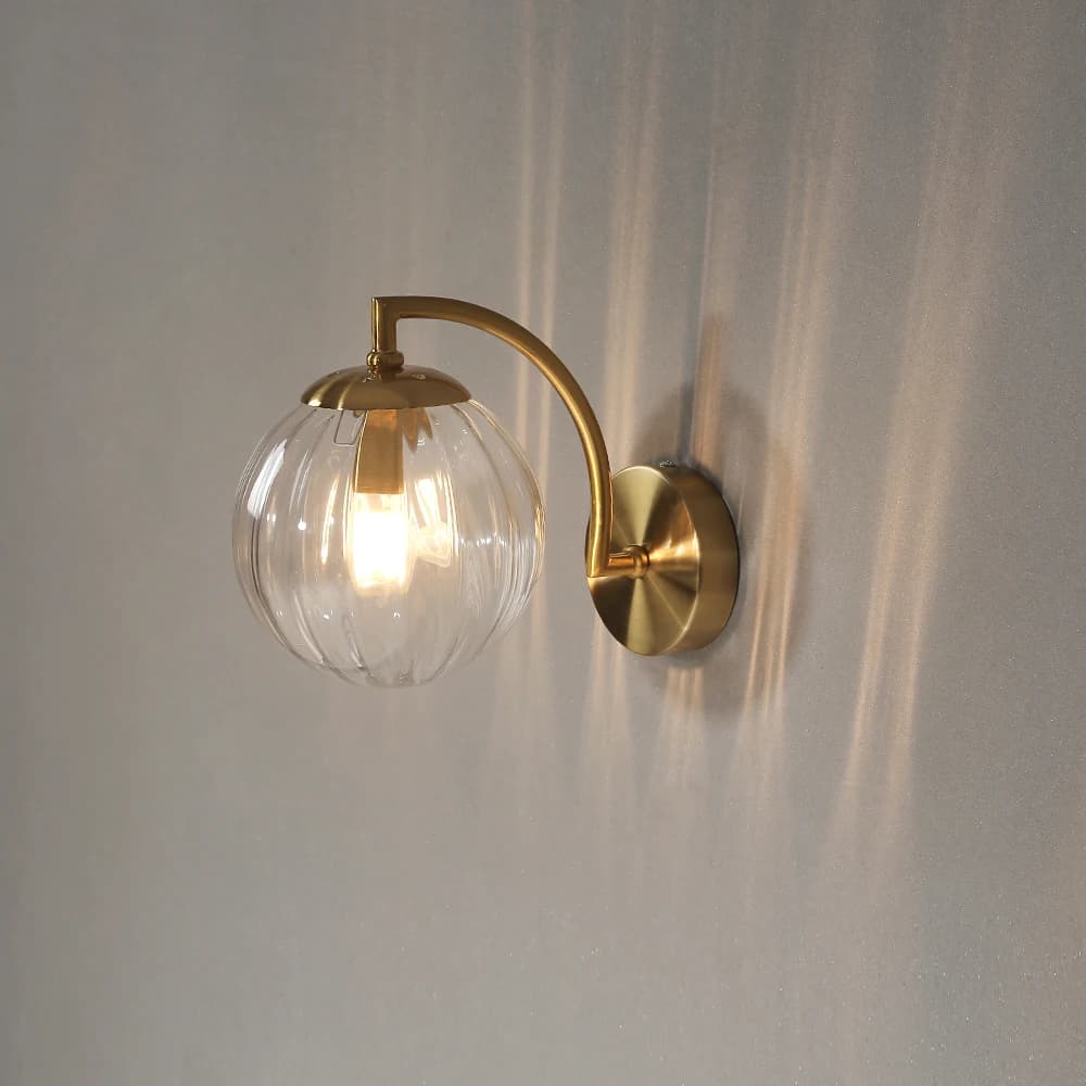 Modern Led Wall Lamp Bedside Glass wall Light Nordic Minimalist Living room Bedroom Sconce Dining Room Indoor Light Fixtures